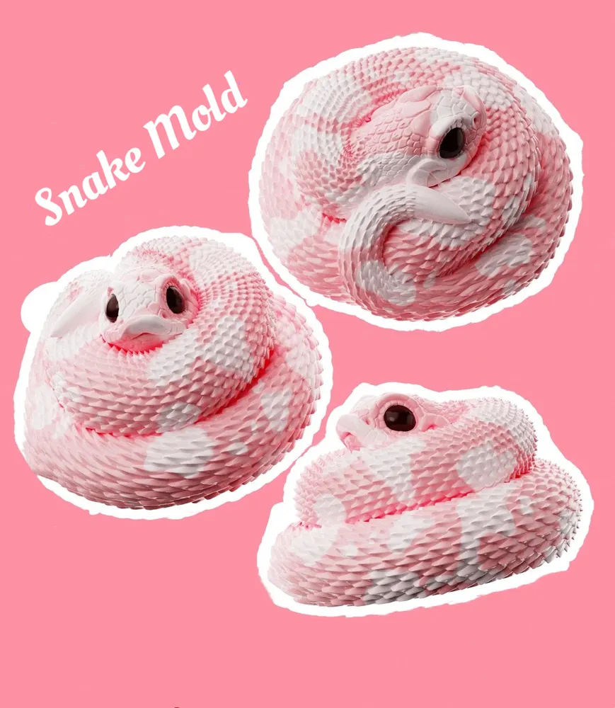 Snake Mold Silicone Squishy Mold