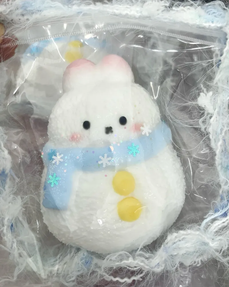 Snow Bunny Squishy Stress Relief Decompression Toy