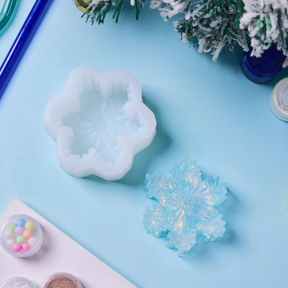 Snowflake Taba Squishy DIY Mold Set — photo 2