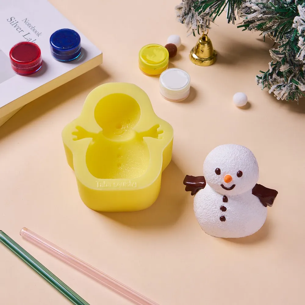 Snowman Taba Squishy DIY Mold Set — photo 2