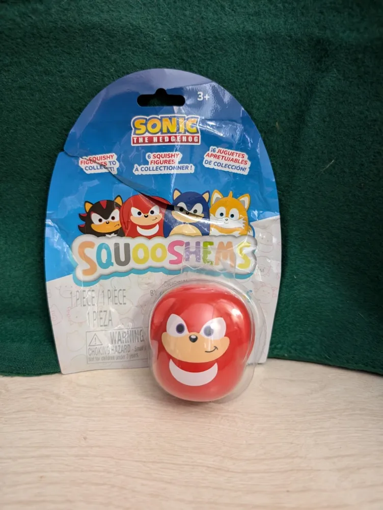 Sonic The Hedgehog Knuckles Squooshems 2"