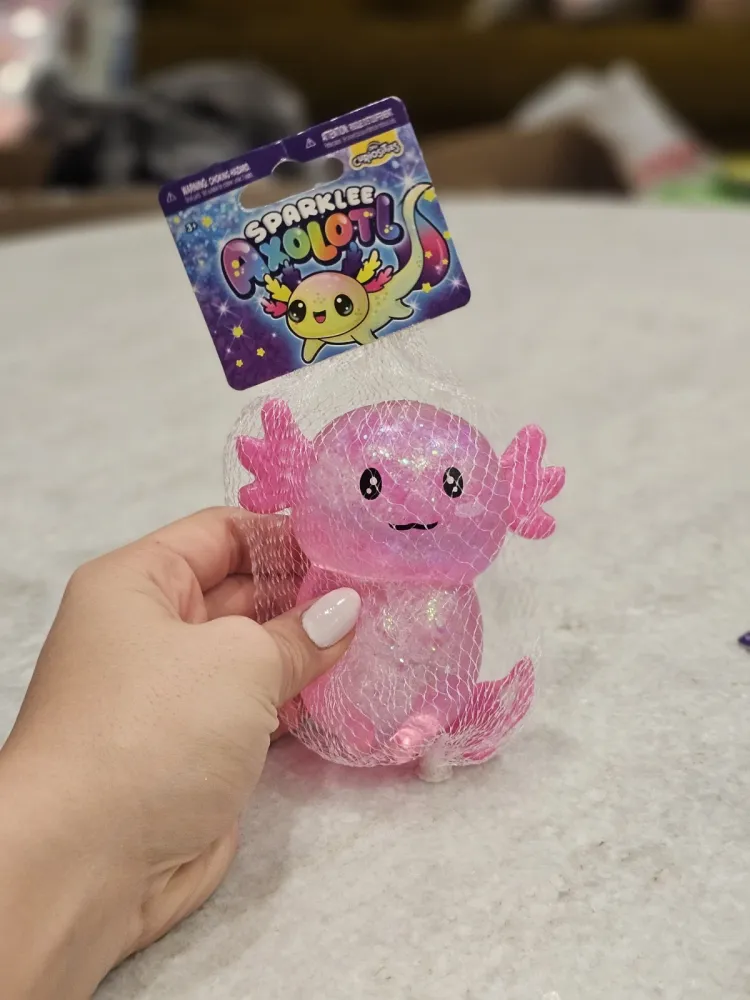 Sparklee Axolotl Glitter Squishy