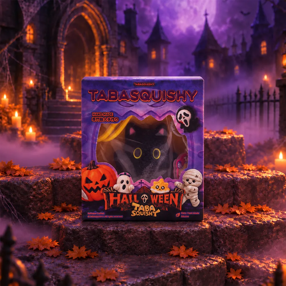 Spooky Black Cat Taba Squishy — photo 2