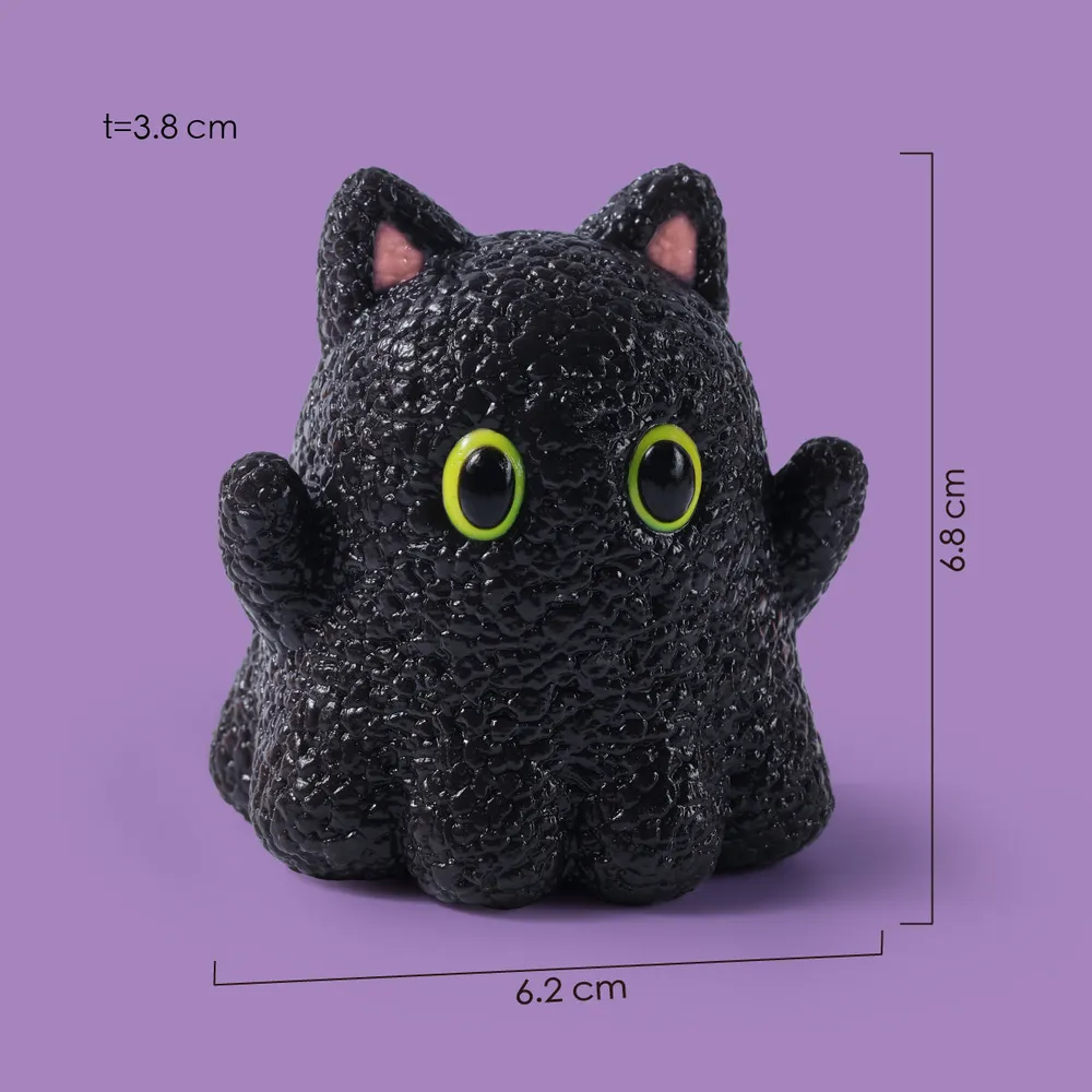 Spooky Black Cat Taba Squishy — photo 3