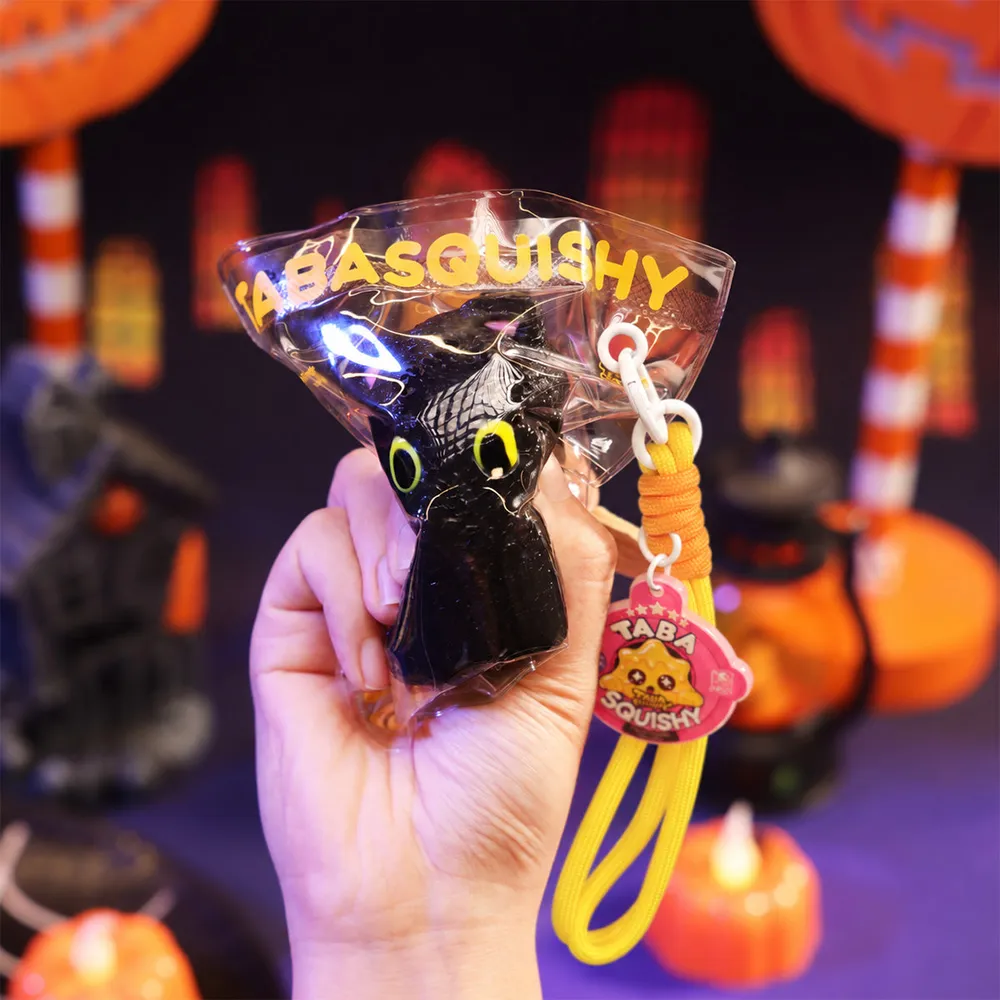 Spooky Black Cat Taba Squishy — photo 6
