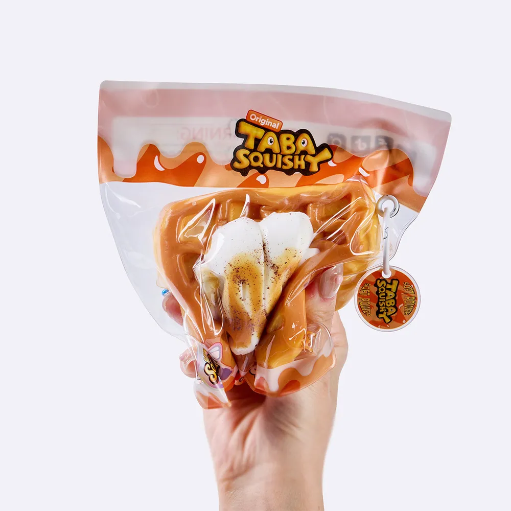 Square Cream Waffle Taba Squishy — photo 4