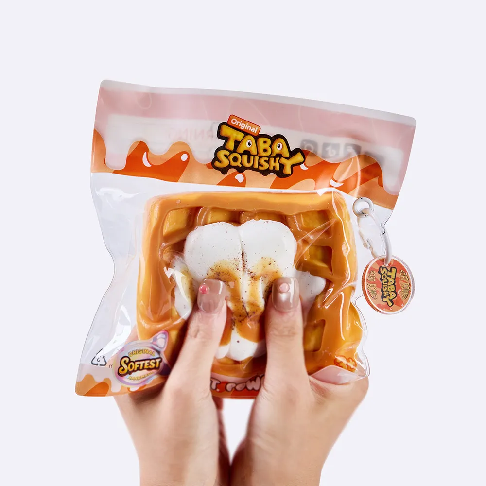 Square Cream Waffle Taba Squishy — photo 5