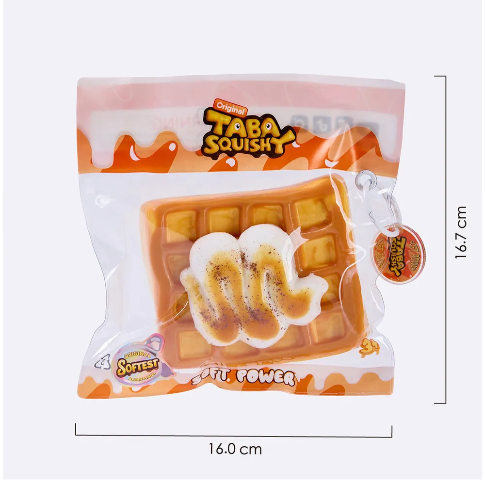 Square Cream Waffle Taba Squishy — photo 6