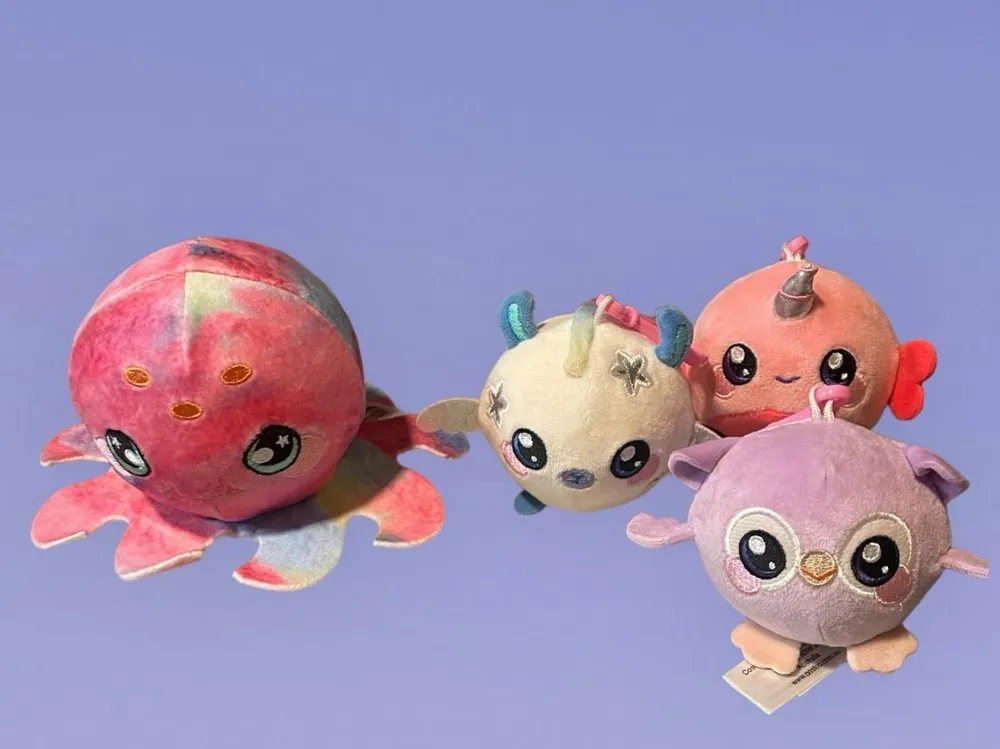 Squeezamals Squeeze Stress Balls Candy Octopus 4-Pack
