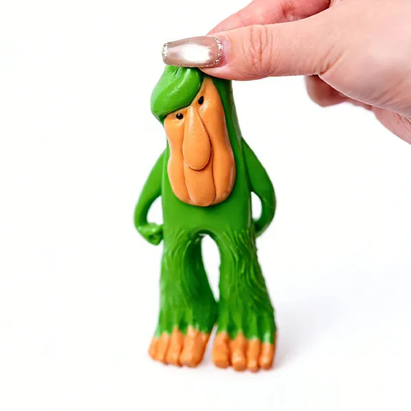 SqueezeSquad Italian Brainrot Taba Deluxe Premium Silicone Squishies Fidget Toy - Patapim Monkey Meme Buddy — photo 3