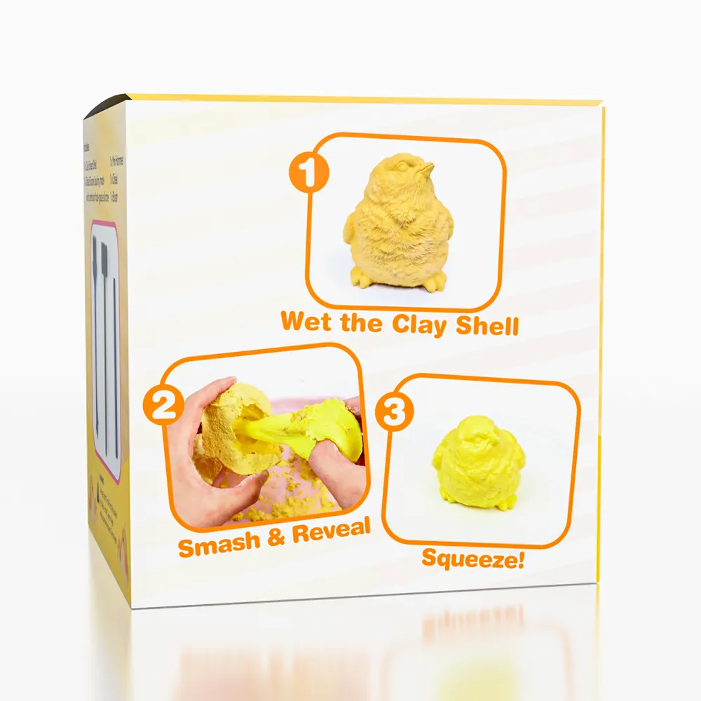 SqueezeSquad Smashables Taba Deluxe Smash and Squeeze Squishies Fidget Toy - Chick — photo 2