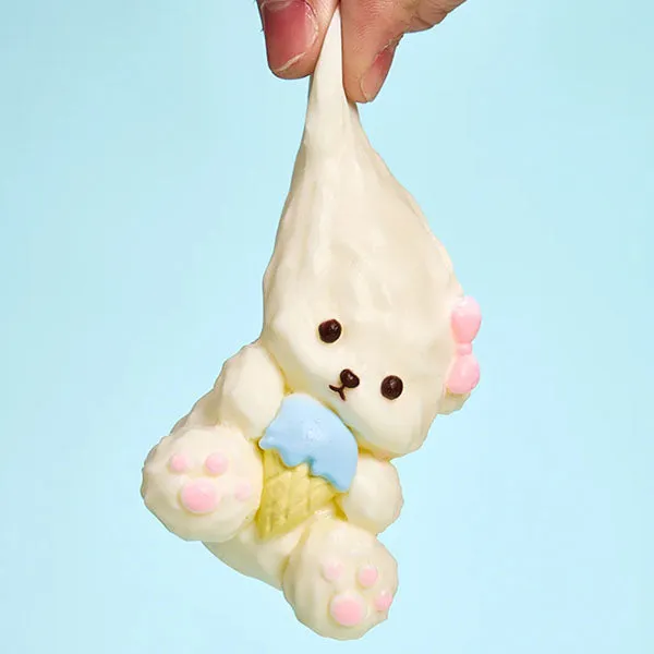 SqueezeSquad Taba Deluxe Premium Silicone Squishies Fidget Toy - Dog w/ Ice Cream Cone — photo 2