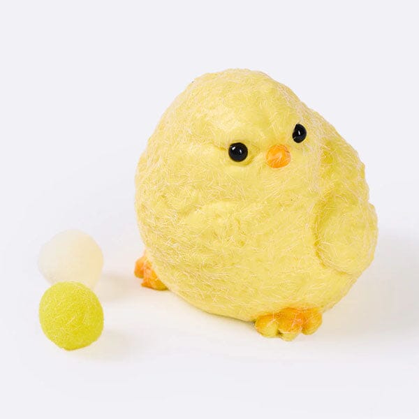 SqueezeSquad Taba Deluxe Premium Silicone Squishies Fidget Toy - Fuzzy Chick