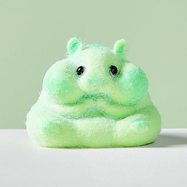 SqueezeSquad Taba Deluxe Premium Silicone Squishies Fidget Toy - Green Hamster