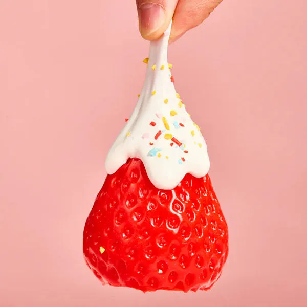 SqueezeSquad Taba Deluxe Premium Silicone Squishies Fidget Toy - Strawberry — photo 3