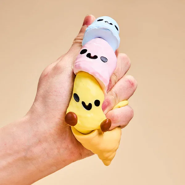 SqueezeSquad Taba Deluxe Premium Silicone Squishies Fidget Toy - Triple Ice Cream Cone — photo 4