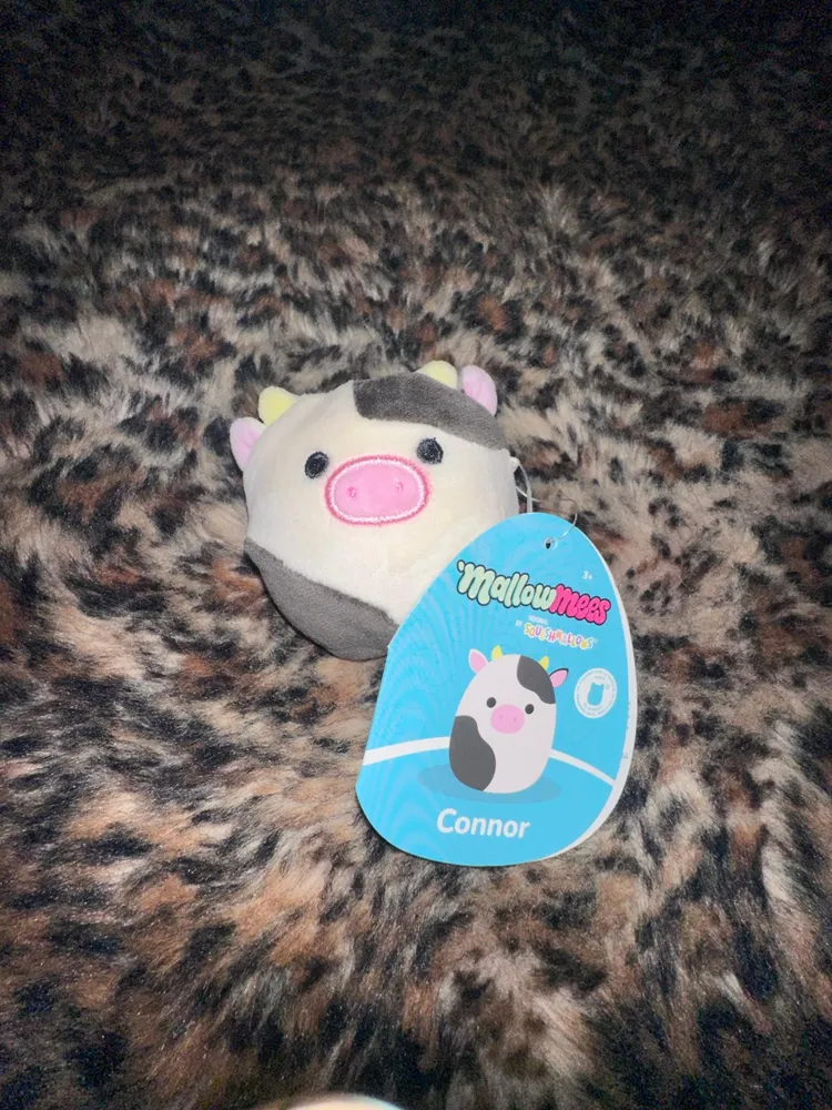 Squishmallow Mallowmees Connor the Cow