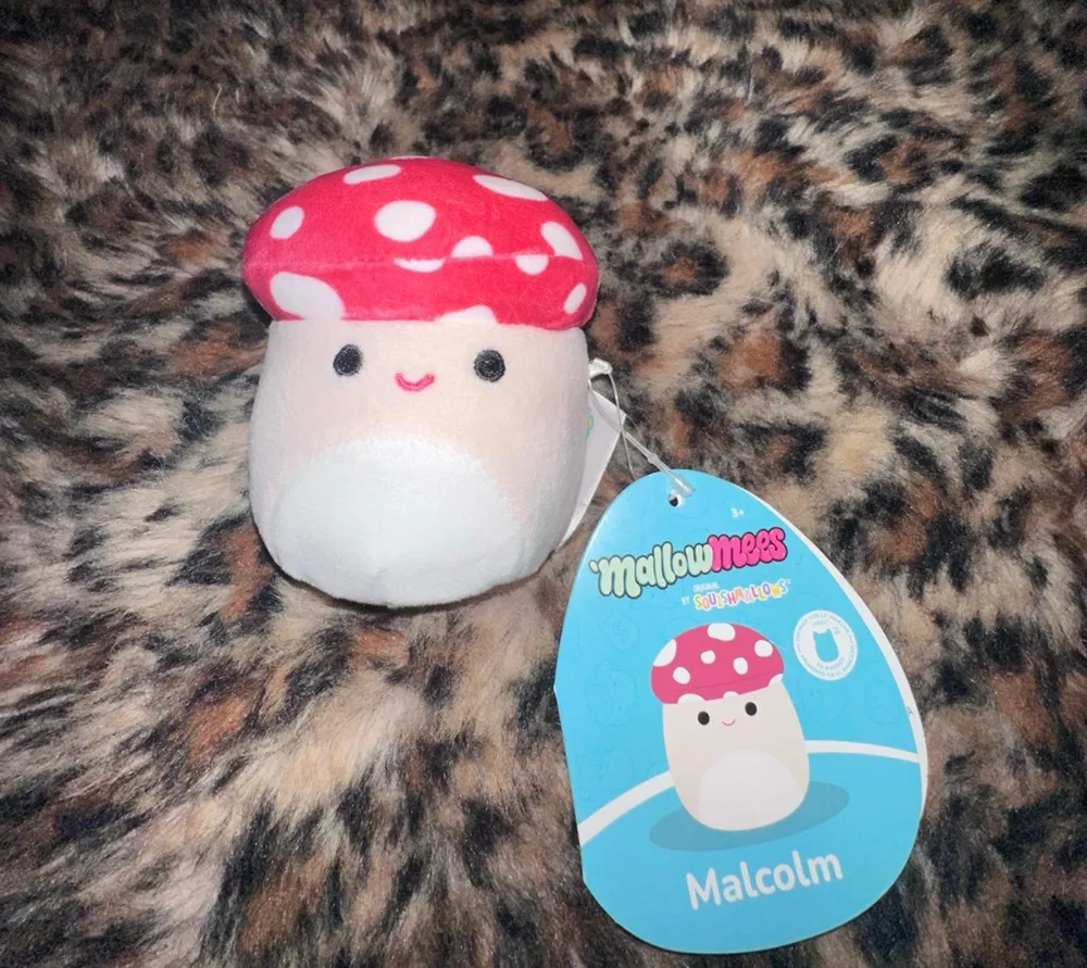 Squishmallow Mallowmees Mushroom Malcolm