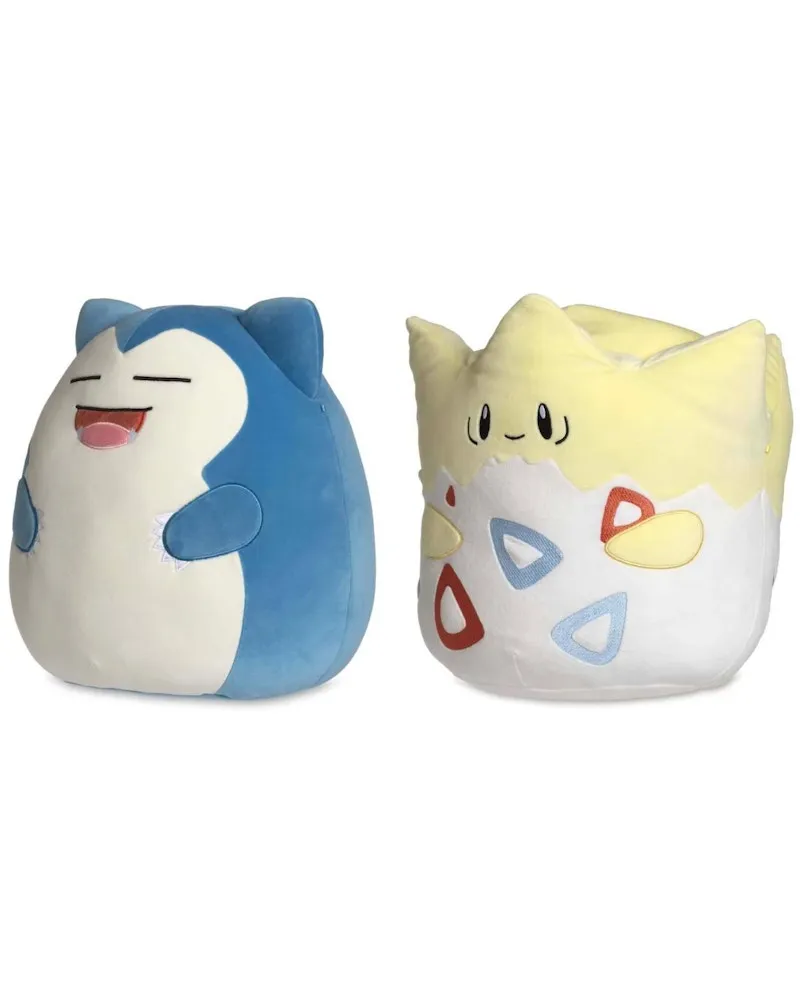 Squishmallow Pokemon Snorlax and Togepi 12" Pokemon Center Exclusive Plush Set