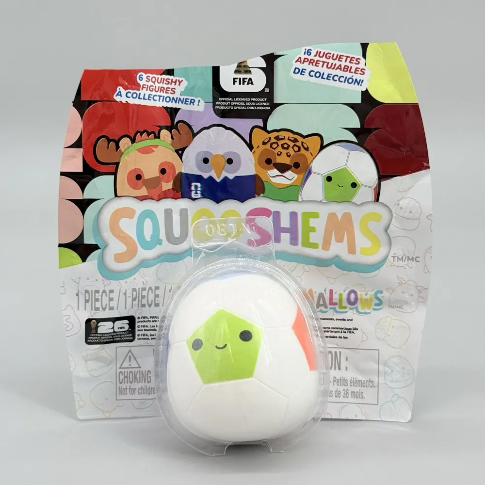 Squishmallows FIFA Squooshems Soccer Ball 2"