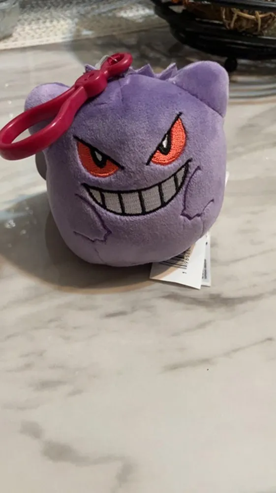 Squishmallows Pokémon Gengar Clip-On