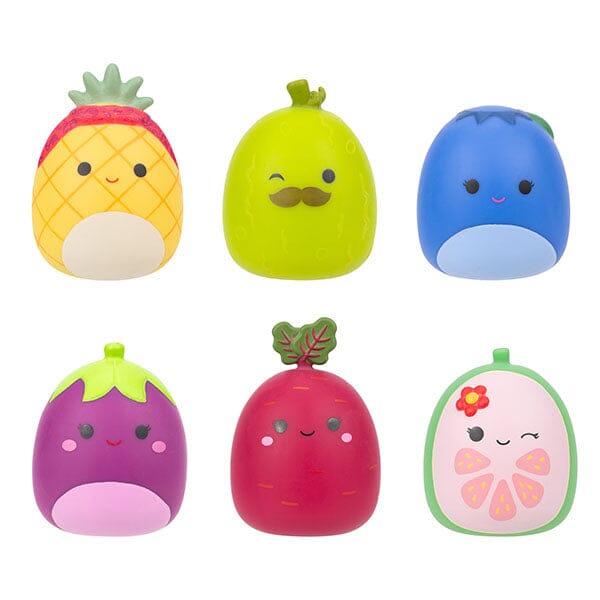 Squishmallows Squooshems Series 12 Fruits & Veggies Blind Bag 2" Surprise Vinyl Fidget Squishy
