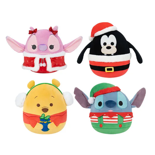 Squishmallows Super Soft Plush Toys 2026 Disney Holiday Squad 8"