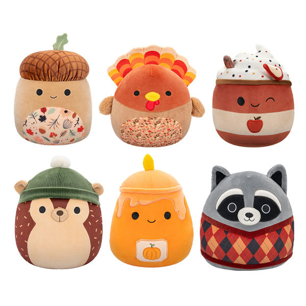 Squishmallows Super Soft Plush Toys 7.5" Harvest Squad 2025