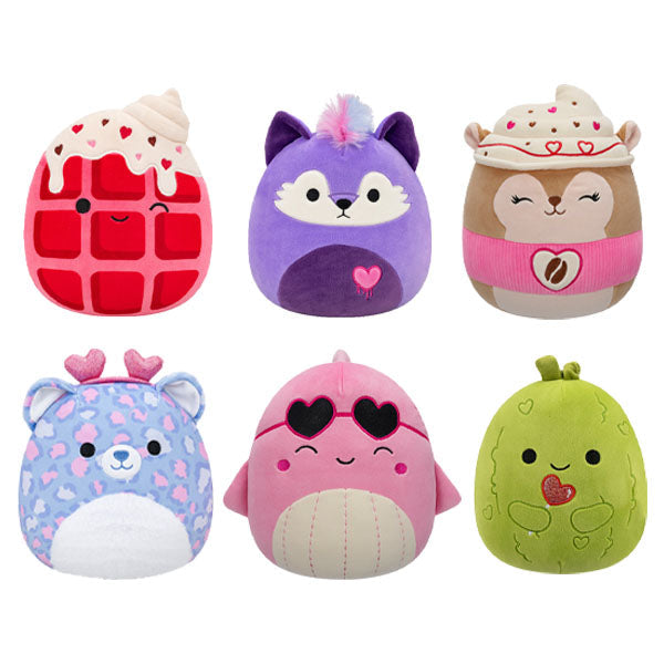 Squishmallows Super Soft Plush Toys 7.5" Valentine's Day Squad 2026 Assortment A