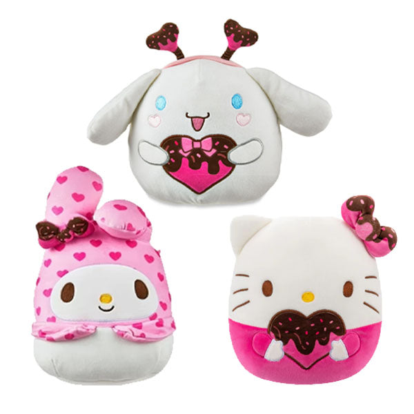Squishmallows Super Soft Plush Toys 8" Sanrio Valentine's Day Squad