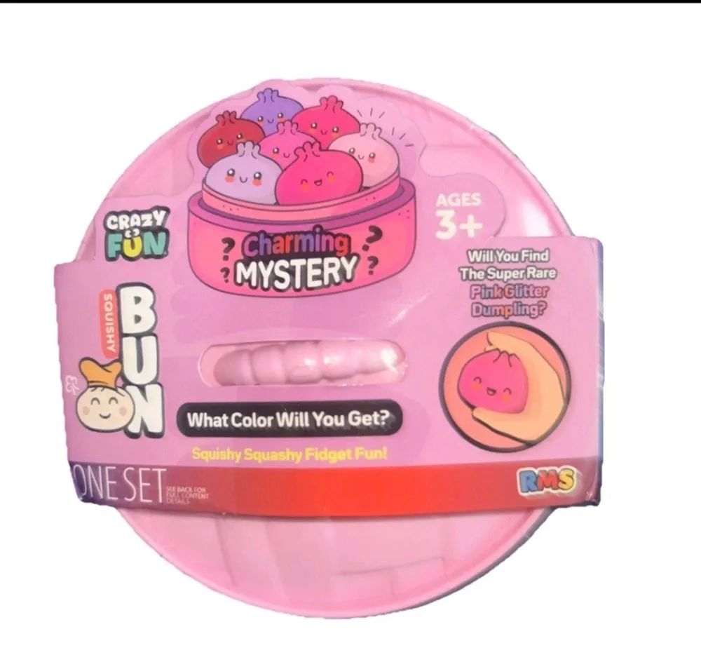 Squishy Bun Charming Mystery Squishy "Dumpling" (Pink Glitter) Blind Box — photo 5