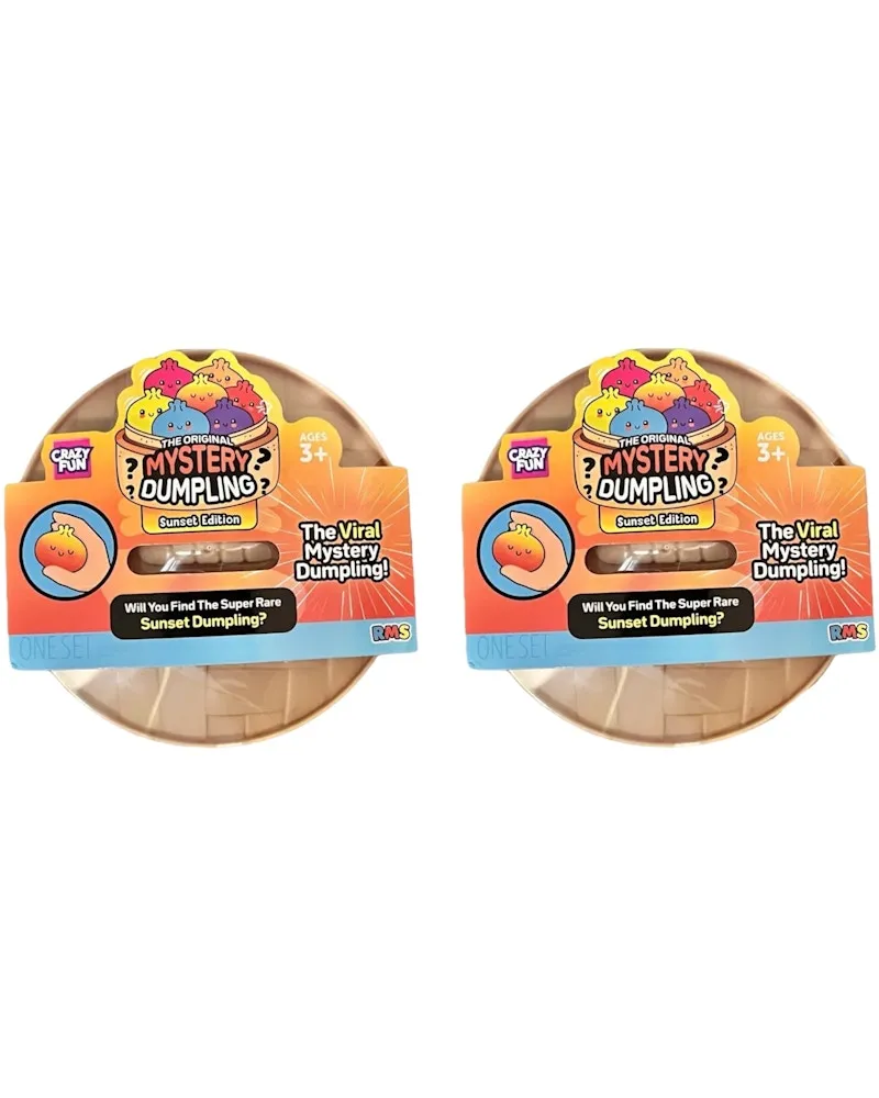 Squishy Bun Mystery Dumpling Sunset Edition Blind Box 2x Lot