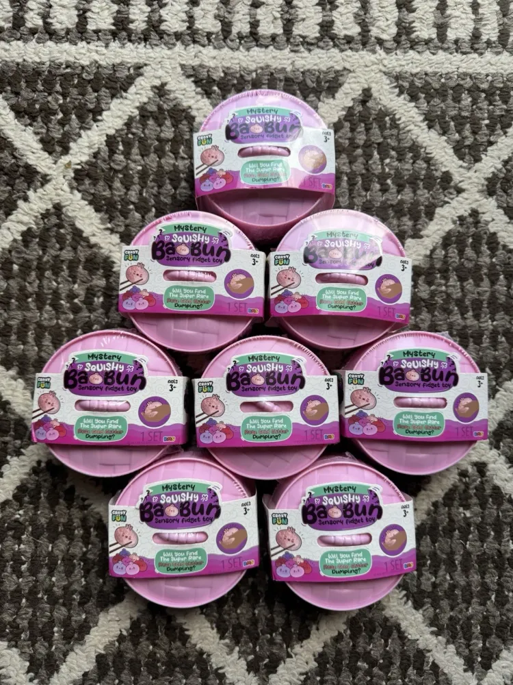 Squishy Bun Mystery Squishy "Dumpling" (Rose Gold Glitter) Blind Box — photo 3