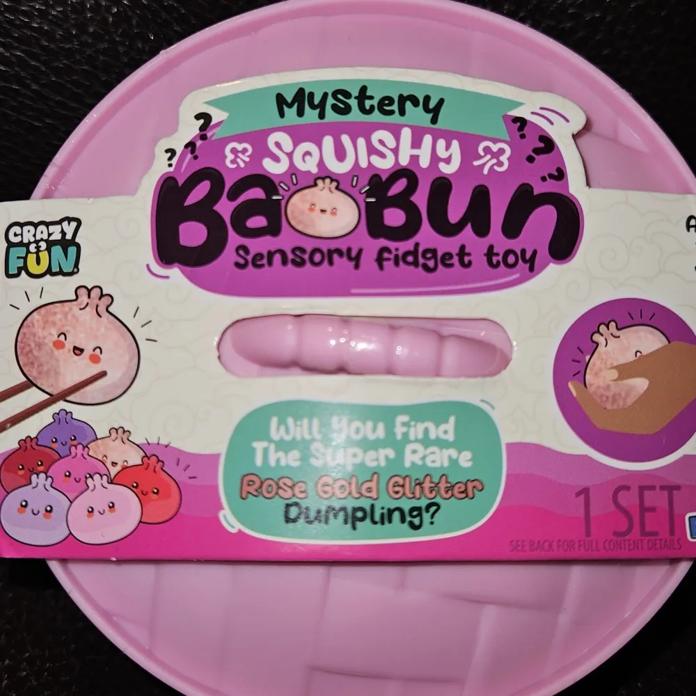 Squishy Bun Mystery Squishy "Dumpling" (Rose Gold Glitter) Blind Box — photo 5