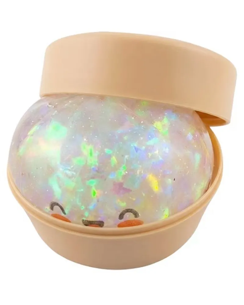 Squishy Bun Mystery Squishy "Dumpling" - Shimmering Starlight Bun Toy