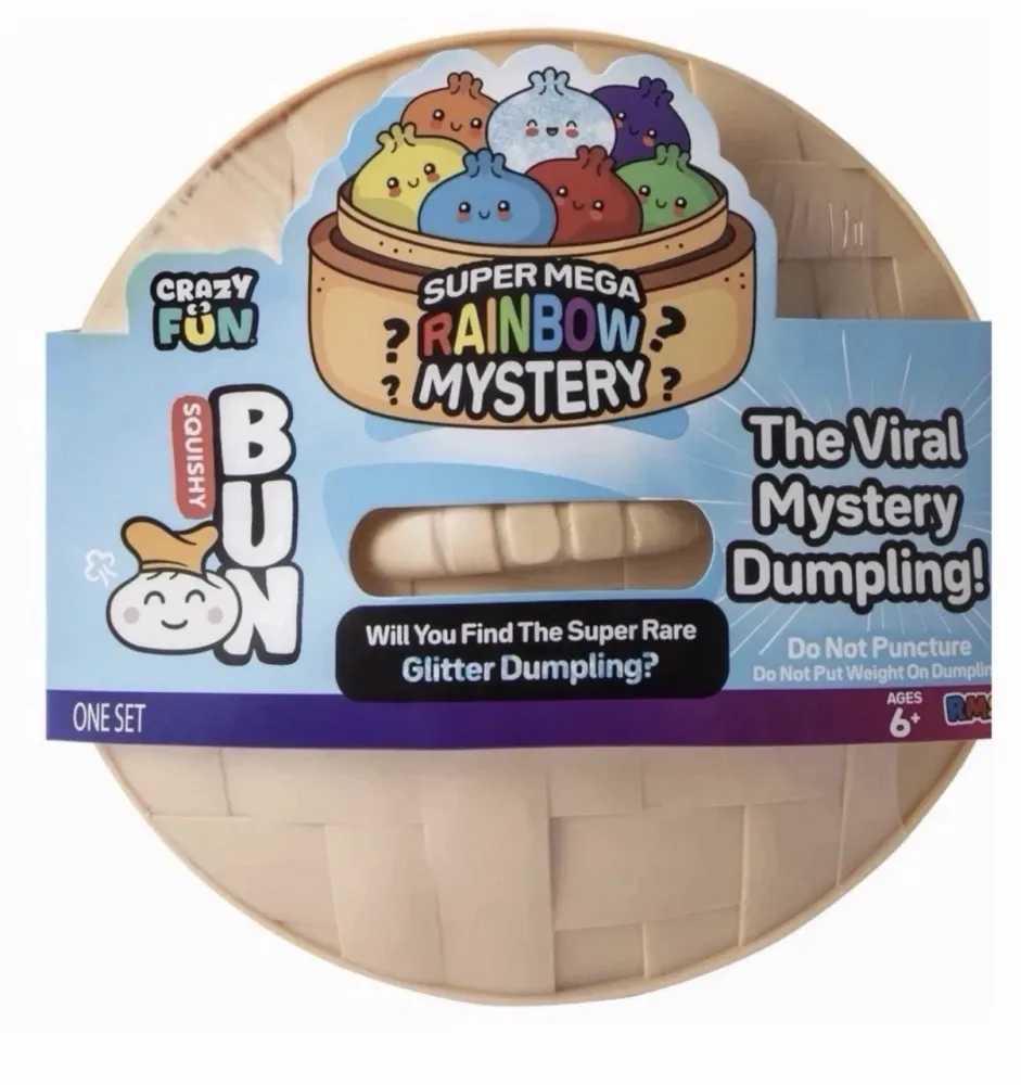 Squishy Bun Mystery Squishy Series 3 "Dumpling" (Rainbow Glitter Version) Blind Box — photo 2