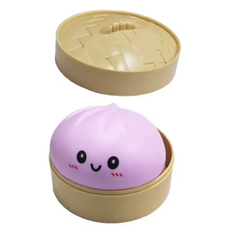 Squishy Bun Rainbow Mystery Squishy "Dumpling" (Galaxy Glitter Gel Chase Version) Blind Box — photo 2