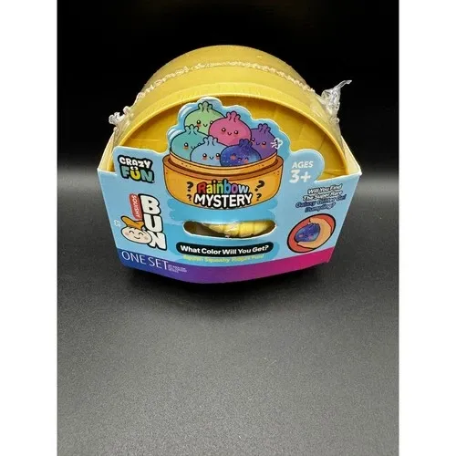 Squishy Bun Rainbow Mystery Squishy "Dumpling" (Tie Dye Chase Version) Blind Box — photo 5