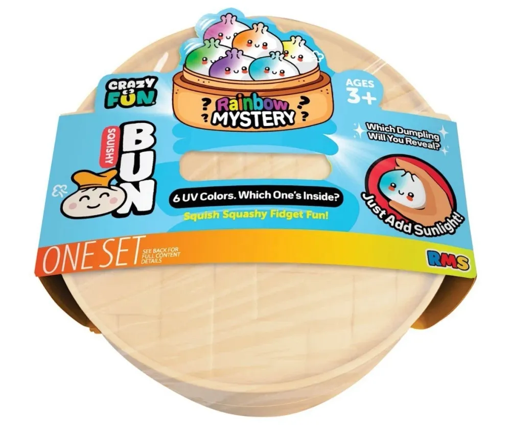 Squishy Bun Rainbow Mystery Squishy "Dumpling" (UV Color) Blind Box — photo 2