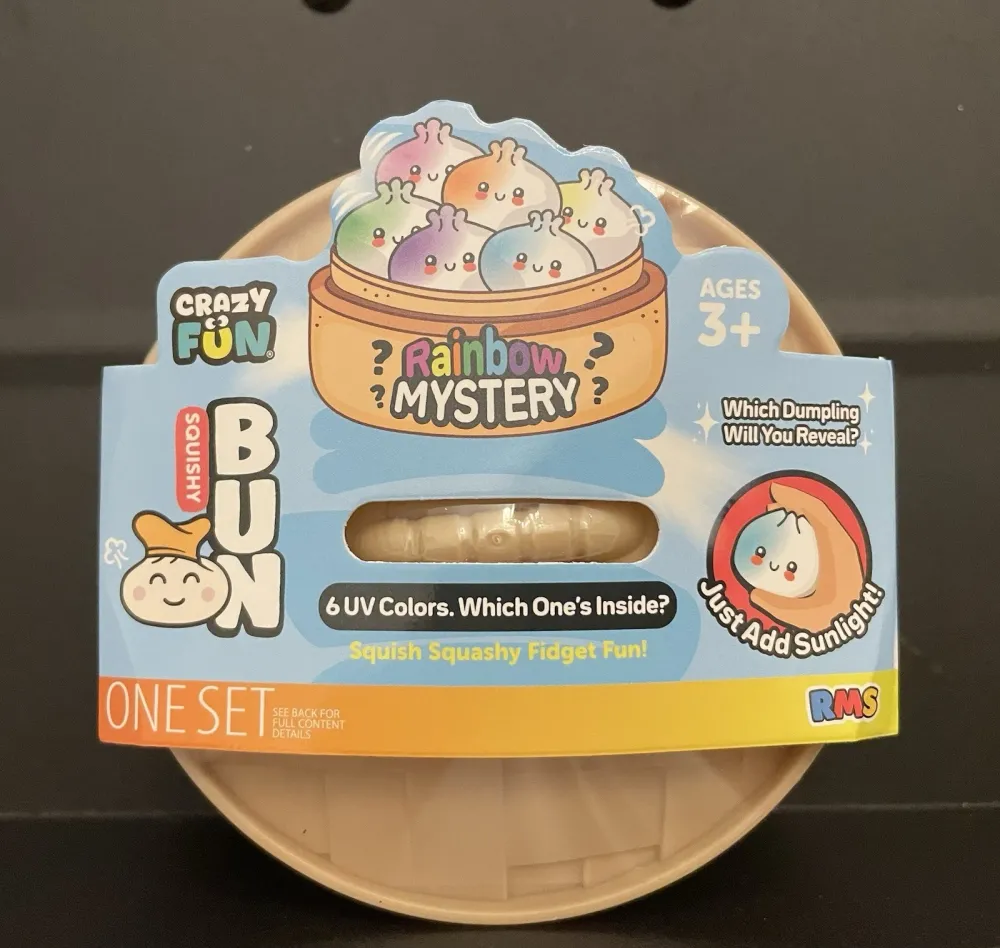 Squishy Bun Rainbow Mystery Squishy "Dumpling" (UV Color) Blind Box — photo 4