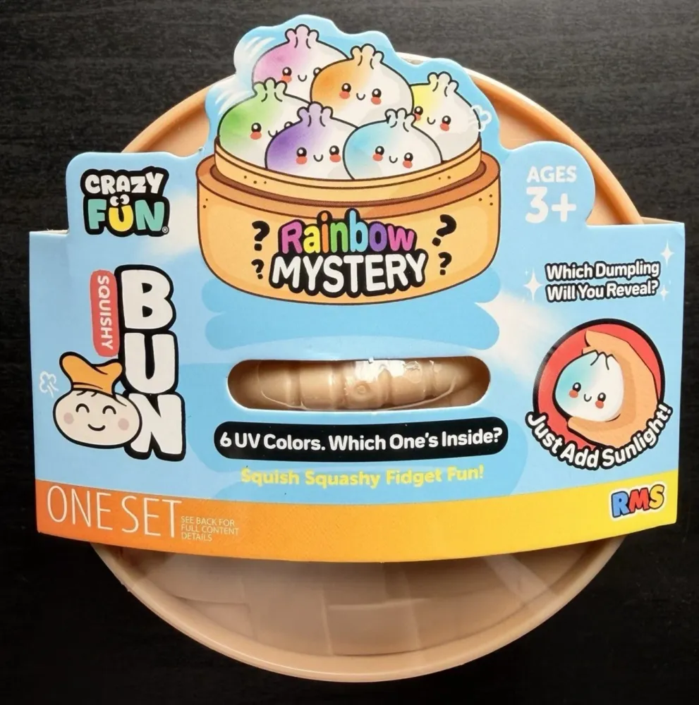Squishy Bun Rainbow Mystery Squishy "Dumpling" (UV Color) Blind Box — photo 6