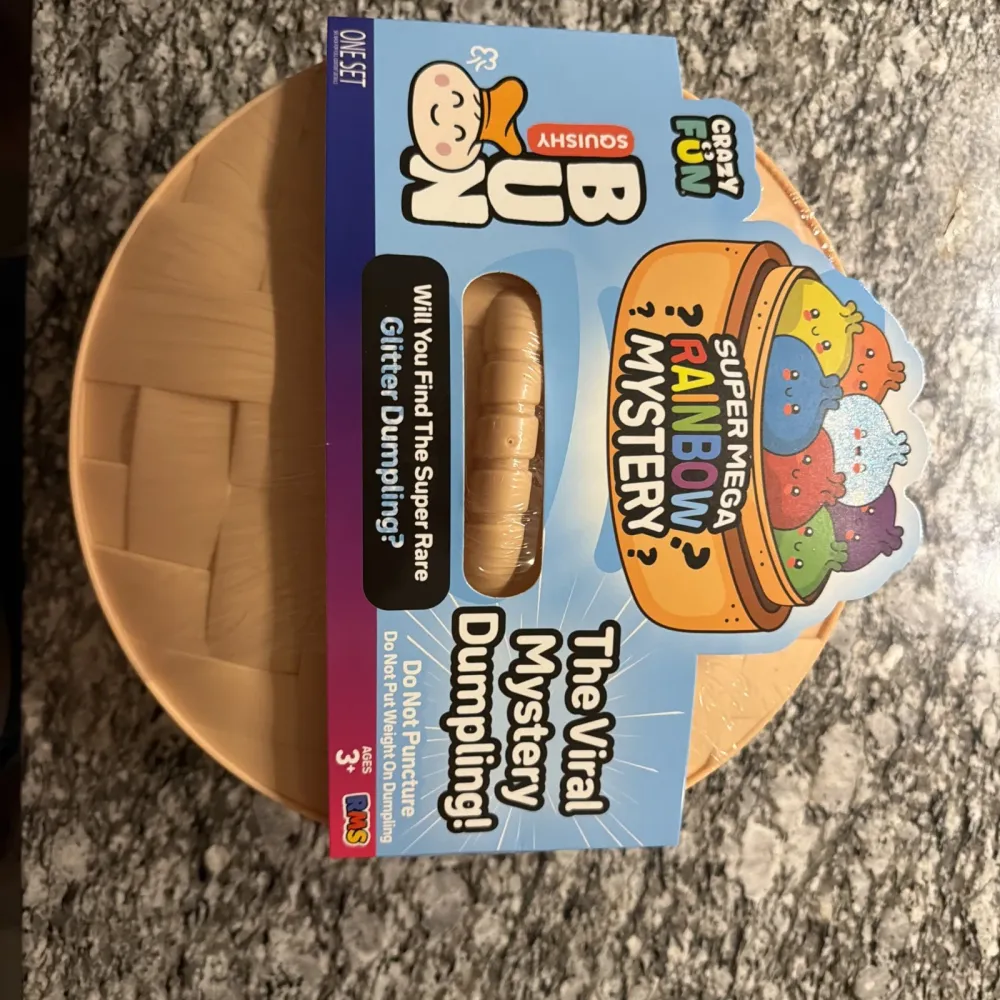 Squishy Bun Super Mega Rainbow Mystery Squishy "Dumpling" (Glitter Version) Blind Box — photo 5