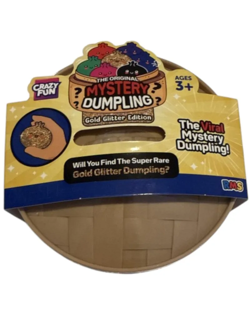 Squishy Bun The Original Mystery Dumpling Gold Glitter Edition Blind Box