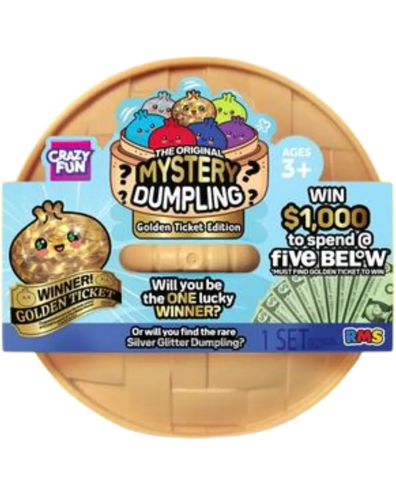 Squishy Bun The Original Mystery Dumpling (Golden Ticket Edition) (Five Below Exclusive) Blind Box
