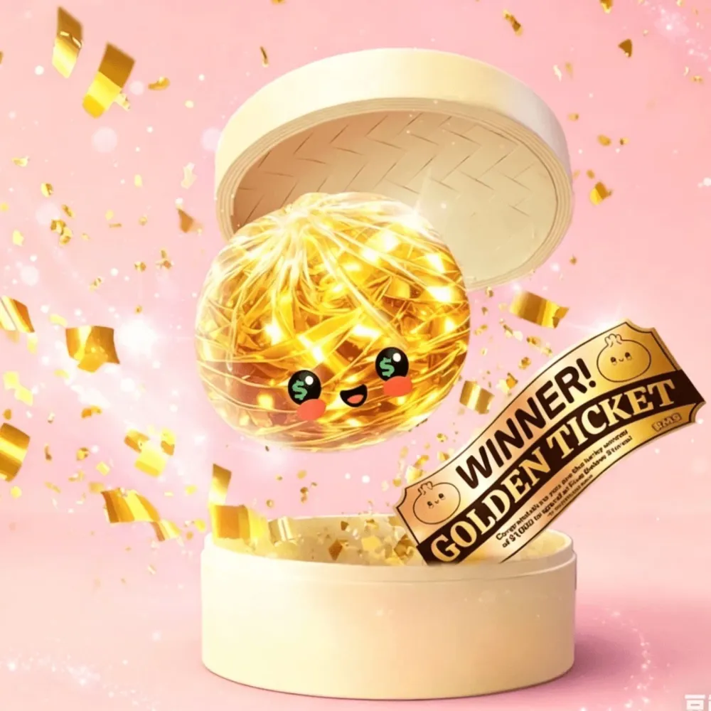 Squishy Bun The Original Mystery Dumpling (Golden Ticket Edition) (Five Below Exclusive) Blind Box — photo 2