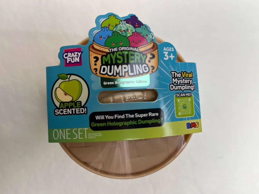 Squishy Bun The Original Mystery Dumpling-Green Holographic Dumpling Edition Blind Box