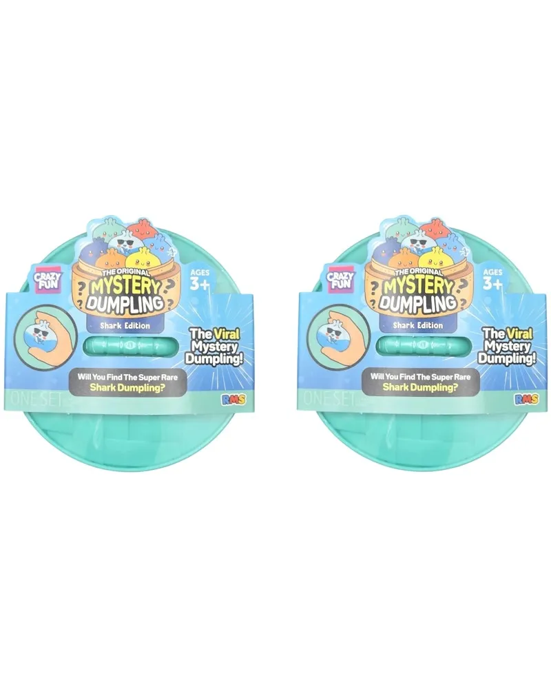 Squishy Bun The Original Mystery Dumpling Shark Edition Blind Box 2x Lot