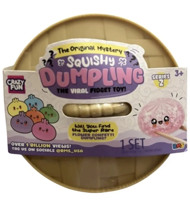 Squishy Bun The Original Mystery Squishy Dumpling - Flower Confetti Dumpling Edition Blind Box