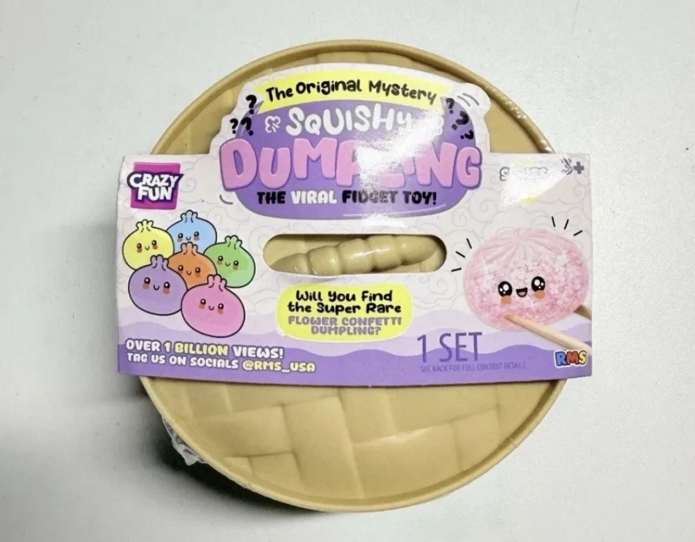 Squishy Bun The Original Mystery Squishy Dumpling - Flower Confetti Dumpling Edition Blind Box — photo 4