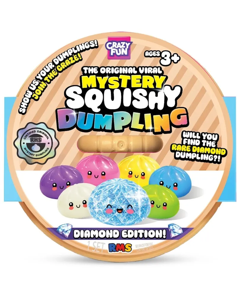 Squishy Bun The Original Viral Mystery Squishy Dumpling (Diamond Edition) Blind Box